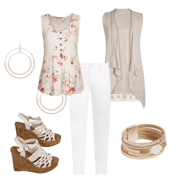 MAURICES Floral Button Front Babydoll Tank Top XS - Picture 4 of 4